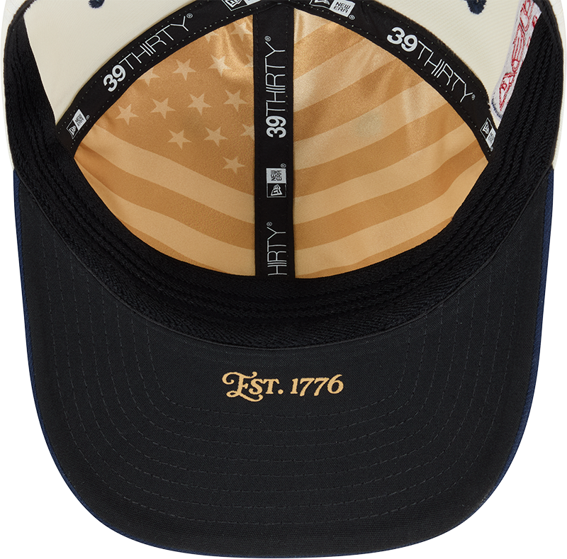 Chicago Cubs New Era 250th Independence Day 39Thirty M-Crown Flex Fit Hat product image 7, provided for visual reference and