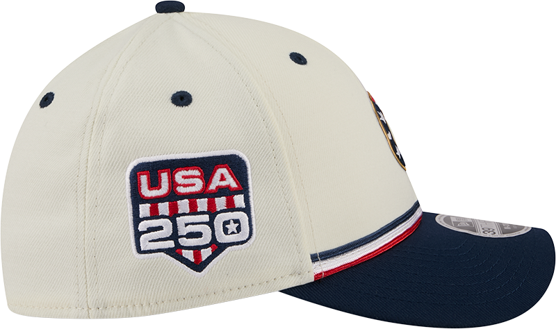 Chicago Cubs New Era 250th Independence Day 39Thirty M-Crown Flex Fit Hat product image 5, provided for visual reference and