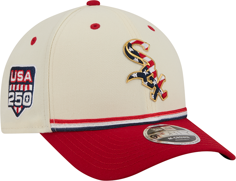 Chicago White Sox New Era 250th Independence Day 9FORTY M-Crown Adjustable Hat product image 1, provided for visual