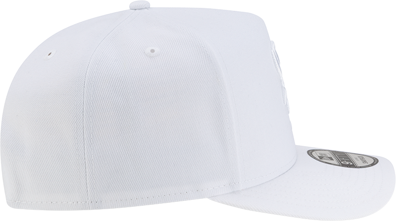 Chicago White Sox New Era White Team Logo A-Frame 9FIFTY Snapback Hat product image 6, provided for visual reference and