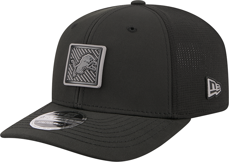 Detroit Lions New Era Black 2026 NFL Training Camp 9SEVENTY Adjustable Hat for Men product image 1, provided for visual