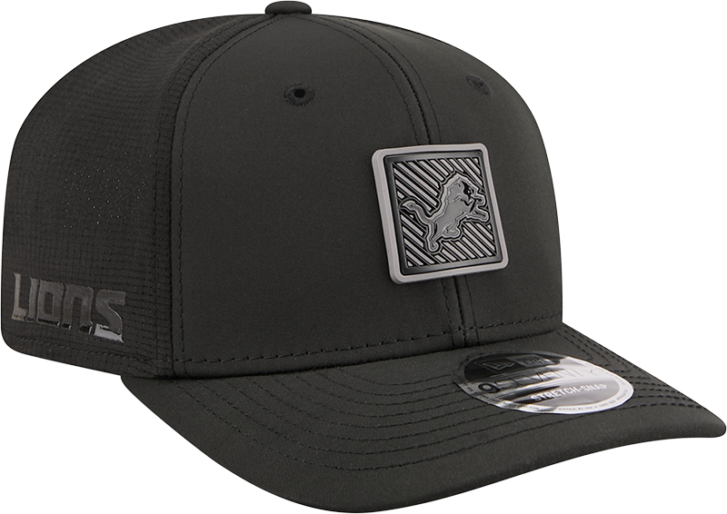 Detroit Lions New Era Black 2026 NFL Training Camp 9SEVENTY Adjustable Hat for Men product image 3, provided for visual