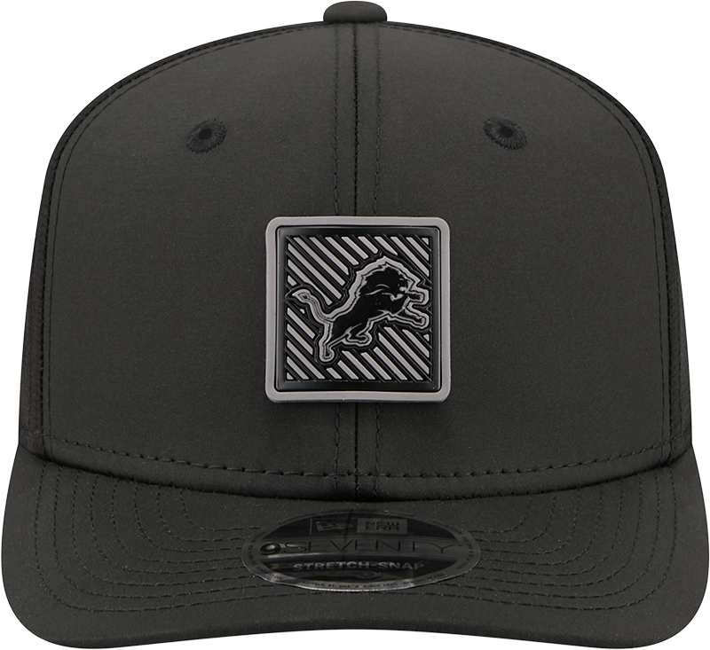 Detroit Lions New Era Black 2026 NFL Training Camp 9SEVENTY Adjustable Hat for Men product image 2, provided for visual
