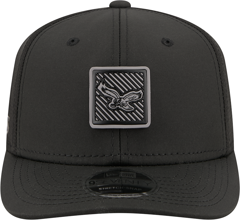 Philadelphia Eagles New Era Black 2026 NFL Training Camp 9SEVENTY Adjustable Hat-Throwback Logo for Men product image 2,
