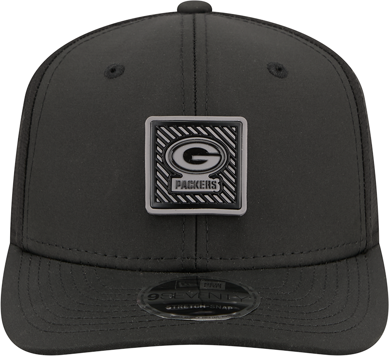 Green Bay Packers New Era Black 2026 NFL Training Camp 9SEVENTY Adjustable Hat for Men product image 2, provided for visual