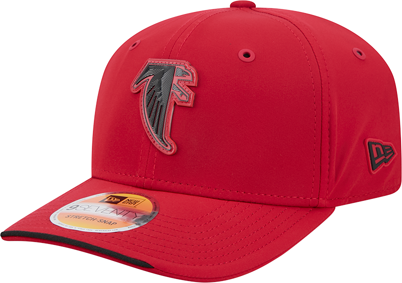 Atlanta Falcons New Era 2026 NFL Sideline 9SEVENTY Red Adjustable Hat for Men product image 4, provided for visual reference
