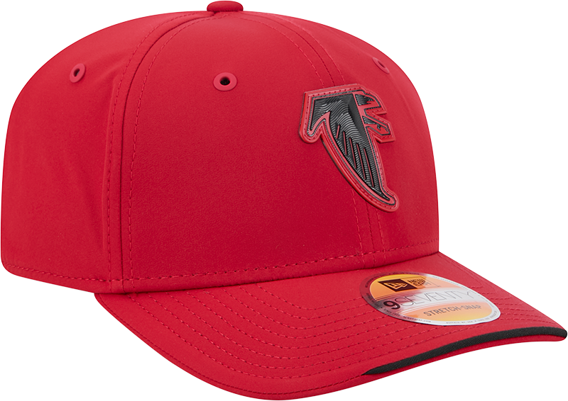 Atlanta Falcons New Era 2026 NFL Sideline 9SEVENTY Red Adjustable Hat for Men product image 3, provided for visual reference