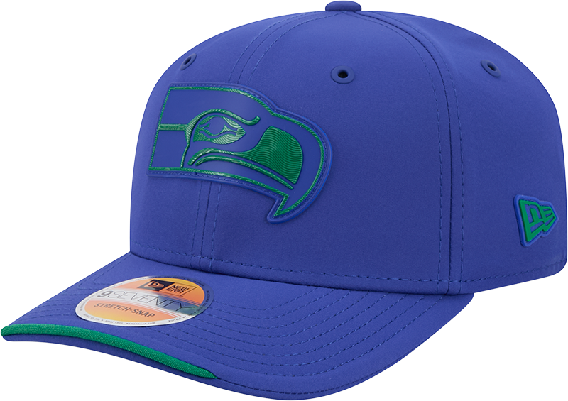 Seattle Seahawks New Era 2026 NFL Sideline 9SEVENTY Royal Blue Adjustable Hat for Men product image 1, provided for visual