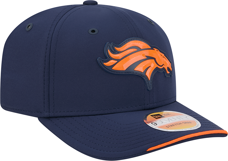 Denver Broncos New Era 2026 NFL Sideline 9SEVENTY Navy Adjustable Hat for Men product image 3, provided for visual reference