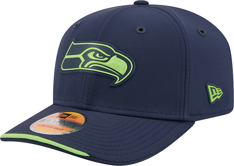 Seattle Seahawks New Era 2026 NFL Sideline 9SEVENTY Navy Adjustable Hat for Men product image 1, provided for visual