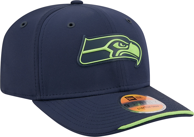Seattle Seahawks New Era 2026 NFL Sideline 9SEVENTY Navy Adjustable Hat for Men product image 3, provided for visual