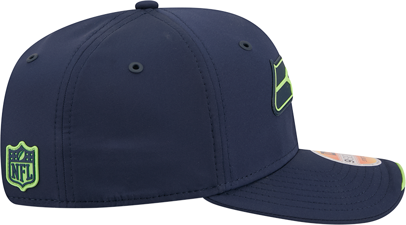 Seattle Seahawks New Era 2026 NFL Sideline 9SEVENTY Navy Adjustable Hat for Men product image 6, provided for visual