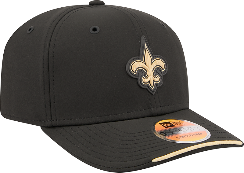 New Orleans Saints New Era 2026 NFL Sideline 9SEVENTY Black Adjustable Hat for Men product image 3, provided for visual