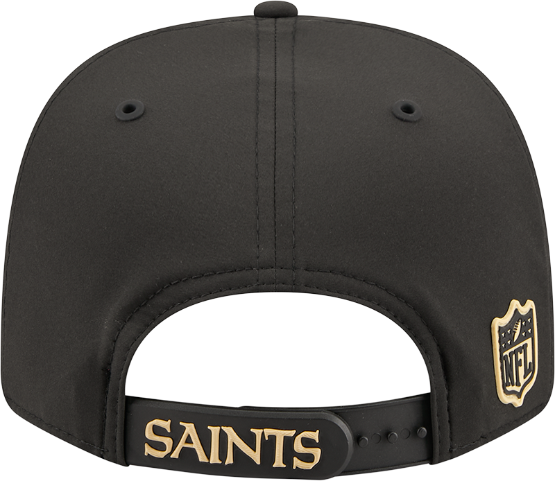 New Orleans Saints New Era 2026 NFL Sideline 9SEVENTY Black Adjustable Hat for Men product image 4, provided for visual