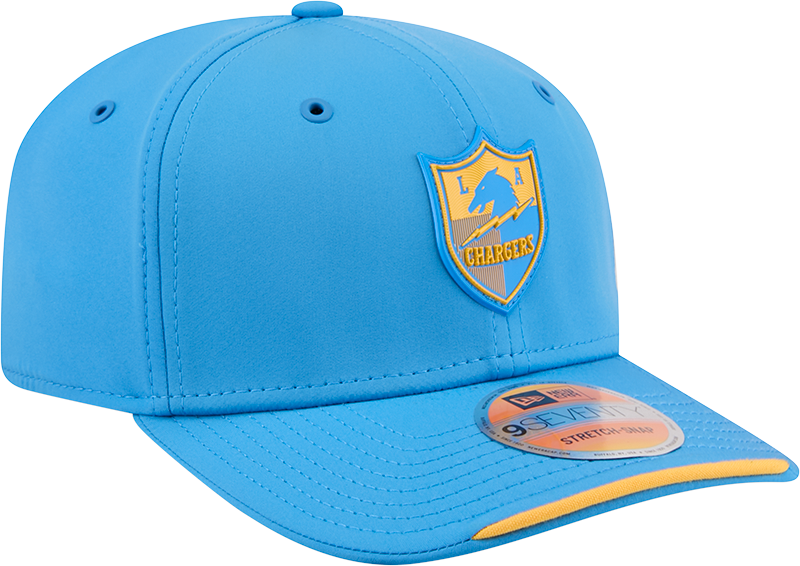 Los Angeles Chargers New Era 2026 NFL Sideline 9SEVENTY Throwback Logo Light Blue Adjustable Hat for Men product image 3,