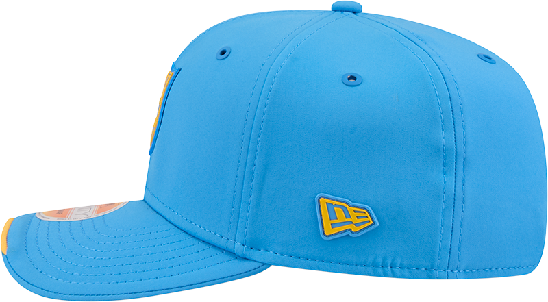 Los Angeles Chargers New Era 2026 NFL Sideline 9SEVENTY Throwback Logo Light Blue Adjustable Hat for Men product image 7,