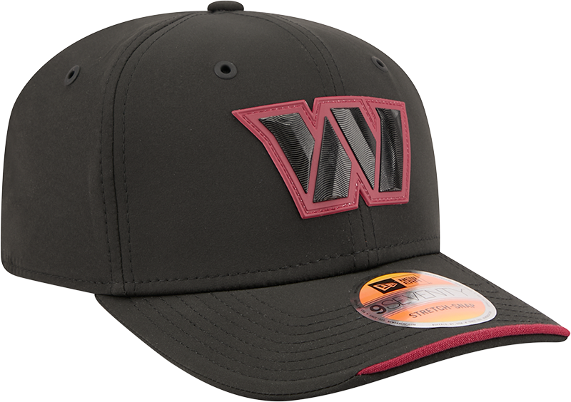 Washington Commanders New Era 2026 NFL Sideline 9SEVENTY Black Adjustable Hat for Men product image 3, provided for visual