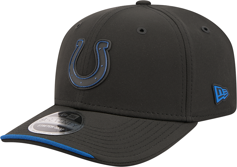 Indianapolis Colts New Era 2026 NFL Sideline 9SEVENTY Black Adjustable Hat for Men product image 1, provided for visual