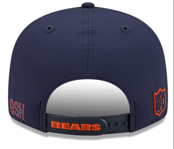 Chicago Bears New Era Navy B Logo 2026 NFL Sideline 9FIFTY Snapback Hat for Men product image 4, provided for visual