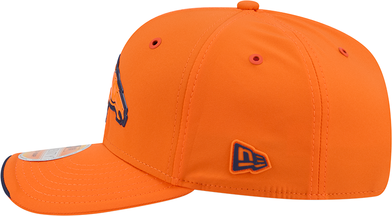 Denver Broncos New Era 2026 NFL Sideline 9SEVENTY Orange Adjustable Hat for Men product image 7, provided for visual