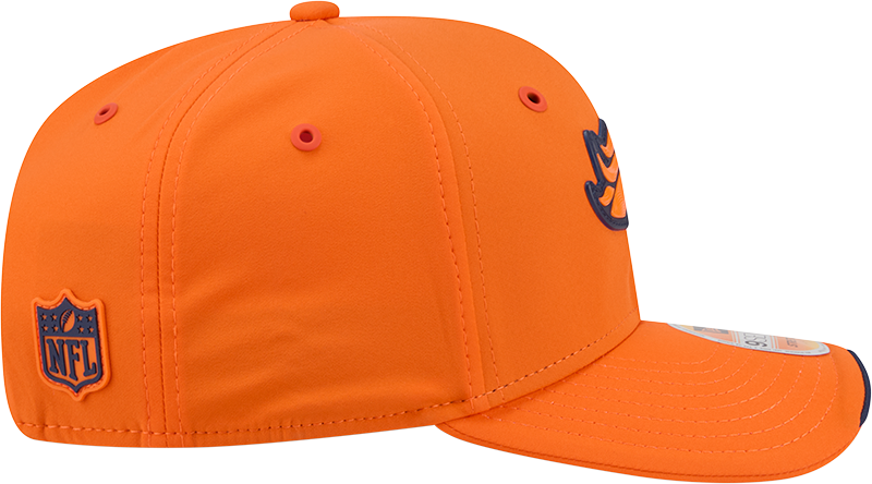Denver Broncos New Era 2026 NFL Sideline 9SEVENTY Orange Adjustable Hat for Men product image 6, provided for visual