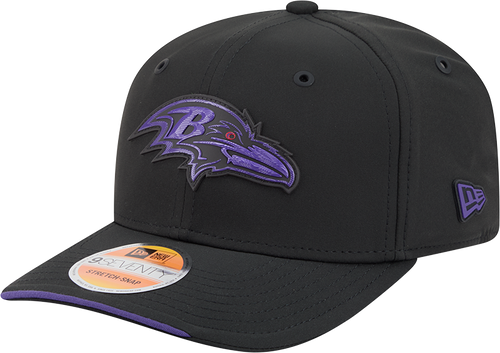 Baltimore Ravens New Era 2026 NFL Sideline 9SEVENTY Black Adjustable Hat for Men product image 1, provided for visual