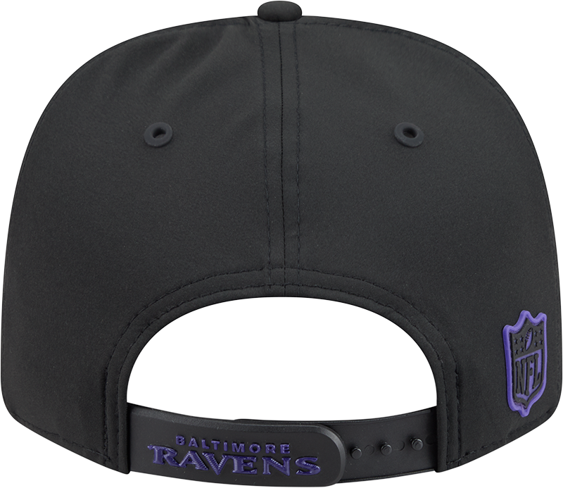 Baltimore Ravens New Era 2026 NFL Sideline 9SEVENTY Black Adjustable Hat for Men product image 4, provided for visual