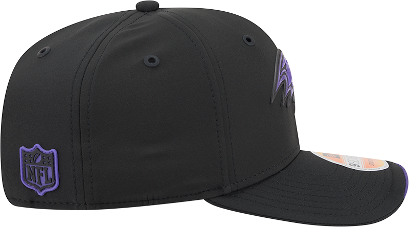 Baltimore Ravens New Era 2026 NFL Sideline 9SEVENTY Black Adjustable Hat for Men product image 6, provided for visual