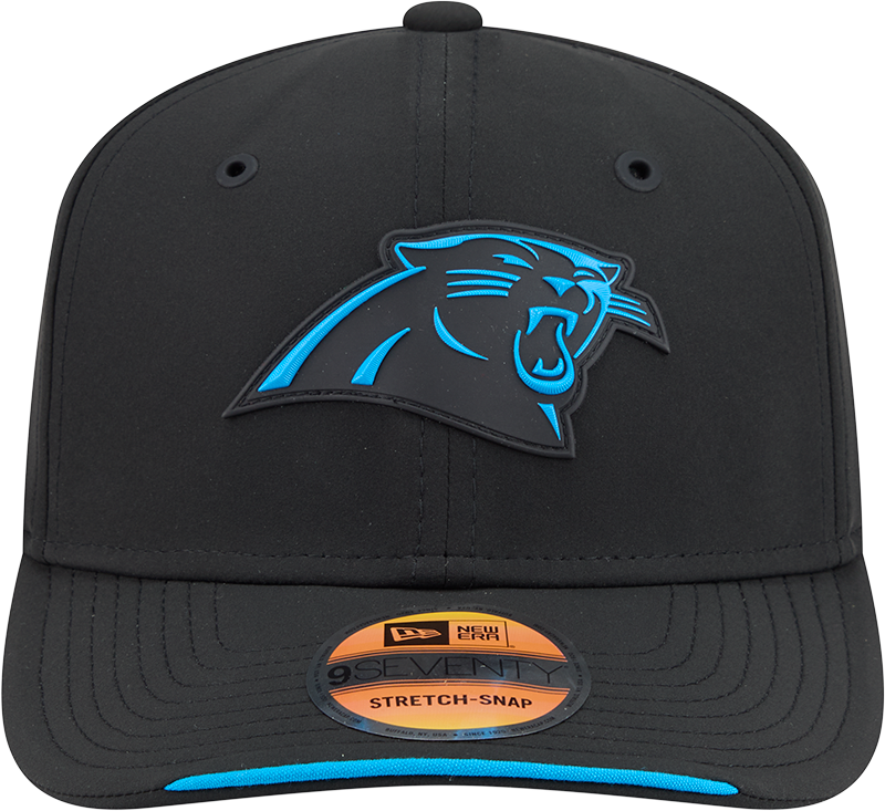 Carolina Panthers New Era 2026 NFL Sideline 9SEVENTY Black Adjustable Hat for Men product image 2, provided for visual