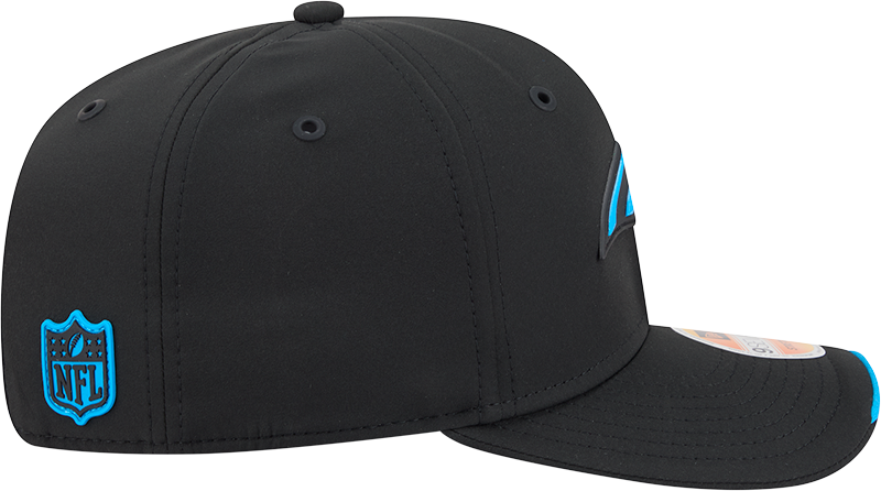 Carolina Panthers New Era 2026 NFL Sideline 9SEVENTY Black Adjustable Hat for Men product image 5, provided for visual
