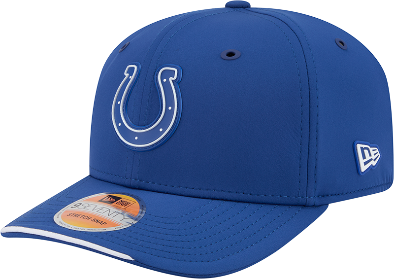 Indianapolis Colts New Era 2026 NFL Sideline 9SEVENTY Royal Blue Adjustable Hat for Men product image 1, provided for visual