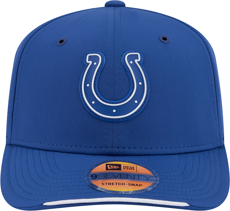 Indianapolis Colts New Era 2026 NFL Sideline 9SEVENTY Royal Blue Adjustable Hat for Men product image 2, provided for visual