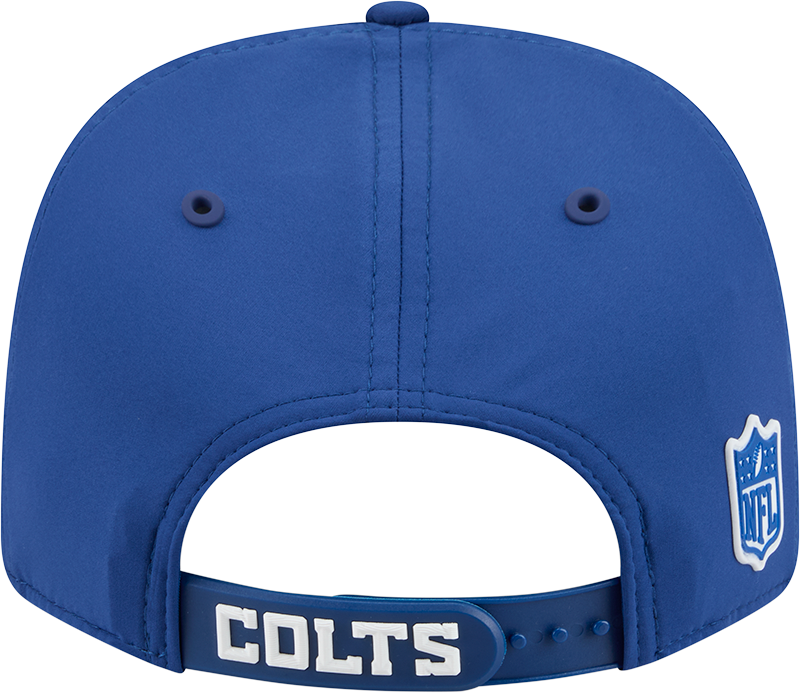 Indianapolis Colts New Era 2026 NFL Sideline 9SEVENTY Royal Blue Adjustable Hat for Men product image 4, provided for visual