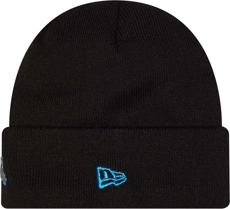 Detroit Lions Chrome 2026 Sideline Black New Era Knit Cuffed Knit product image 3, provided for visual reference and product