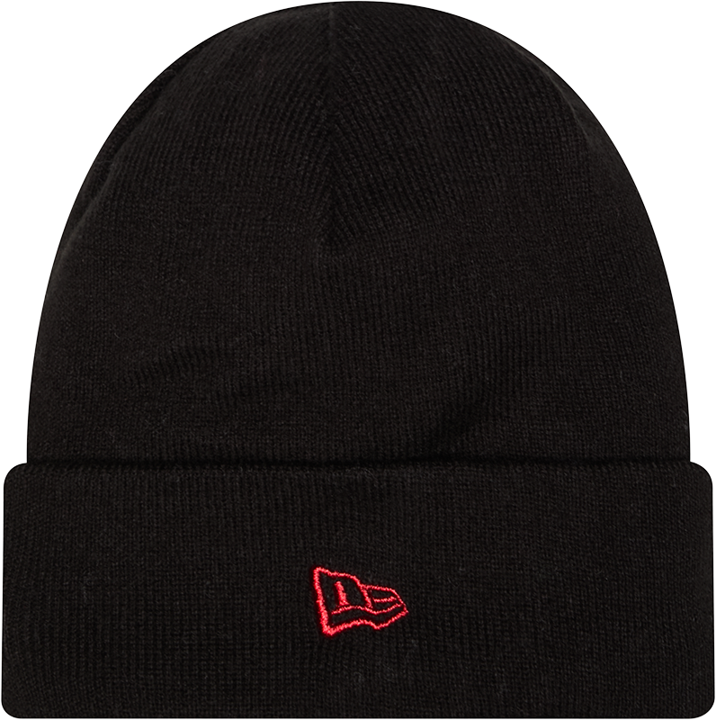 Chicago Blackhawks Chrome 2026 Black New Era Knit Cuffed Knit product image 2, provided for visual reference and product