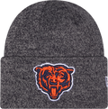 Chicago Bears Marled Navy New Era Knit Classic Cuffed Knit product image 1, provided for visual reference and product detail