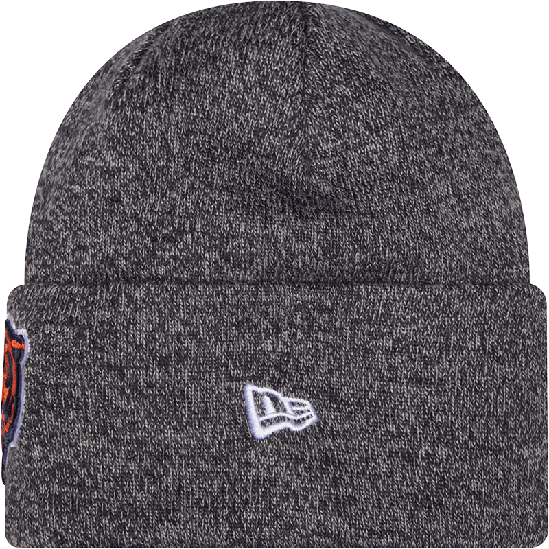 Chicago Bears Marled Navy New Era Knit Classic Cuffed Knit product image 3, provided for visual reference and product detail