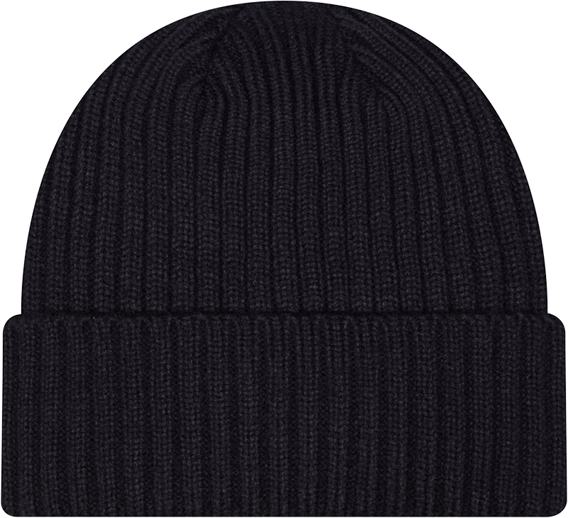 Chicago Bears New Era Navy Badge Rhinestone Cuffed Knit Hat for Women product image 3, provided for visual reference and