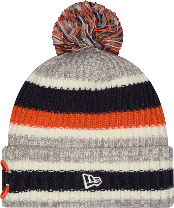 Chicago Bears Secondary 'C' Logo Fan Pack Pom Knit product image 2, provided for visual reference and product detail review
