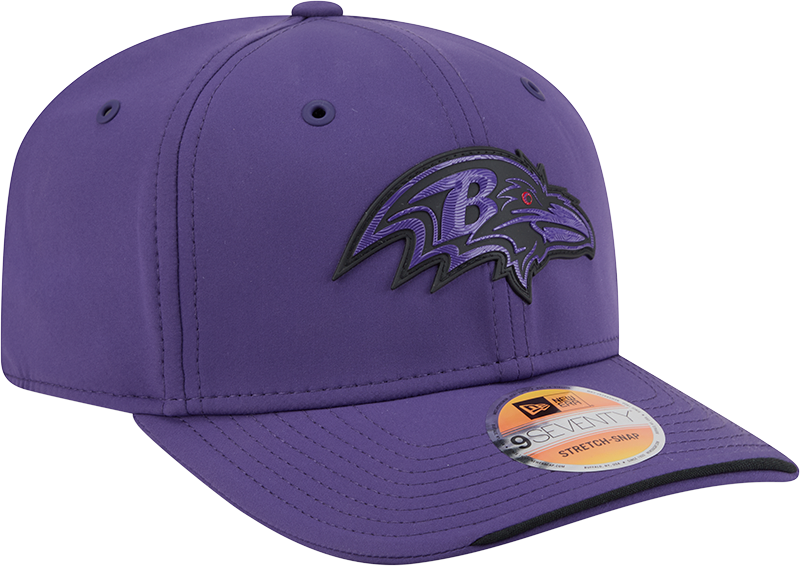 Baltimore Ravens New Era 2026 NFL Sideline 9SEVENTY Purple Adjustable Hat for Men product image 3, provided for visual