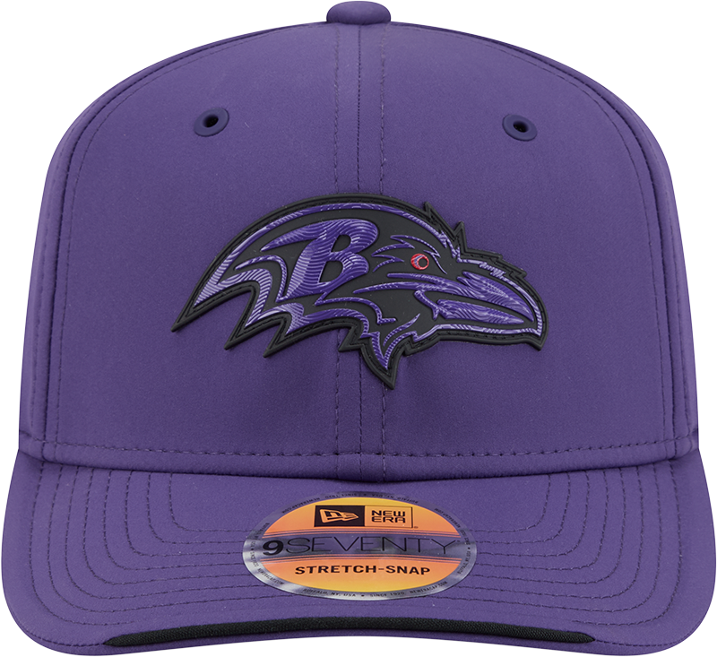 Baltimore Ravens New Era 2026 NFL Sideline 9SEVENTY Purple Adjustable Hat for Men product image 2, provided for visual