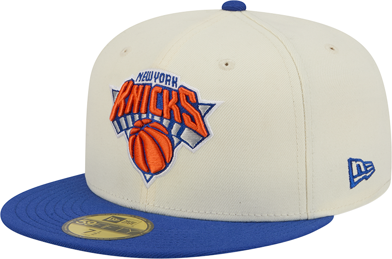 New York Knicks Chrome/Royal 2 Tone New Era 59FIFTY Fitted Hat product image 1, provided for visual reference and product