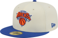 New York Knicks Chrome/Royal 2 Tone New Era 59FIFTY Fitted Hat product image 1, provided for visual reference and product