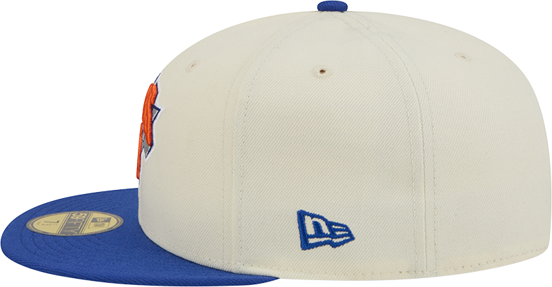 New York Knicks Chrome/Royal 2 Tone New Era 59FIFTY Fitted Hat product image 6, provided for visual reference and product