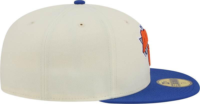 New York Knicks Chrome/Royal 2 Tone New Era 59FIFTY Fitted Hat product image 7, provided for visual reference and product