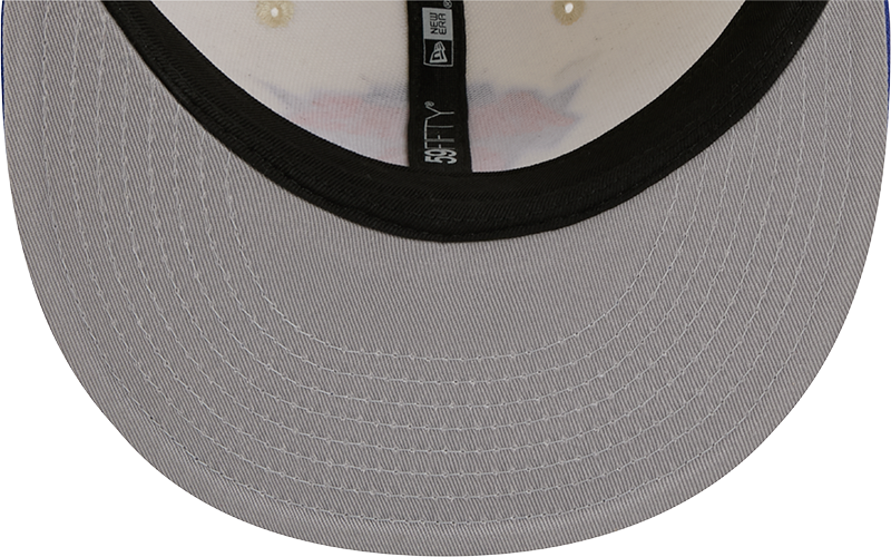 New York Knicks Chrome/Royal 2 Tone New Era 59FIFTY Fitted Hat product image 5, provided for visual reference and product
