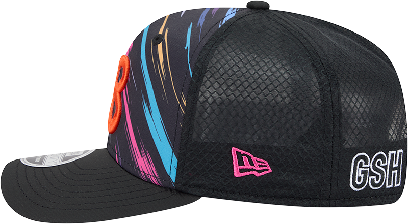 Chicago Bears New Era Black 2026 NFL Crucial Catch "B" Logo 9SEVENTY Adjustable Hat for Men product image 6, provided for