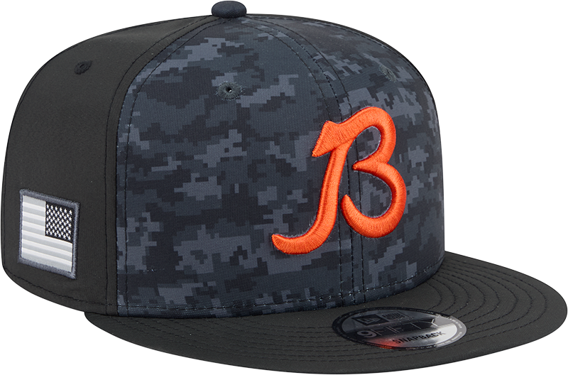 Chicago Bears New Era 2026 Salute To Service 9FIFTY 'B' Logo Adjustable Snapback Hat - Black (Copy) product image 1,