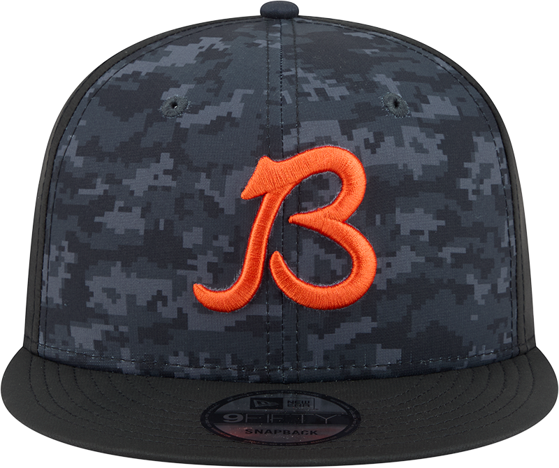 Chicago Bears New Era 2026 Salute To Service 9FIFTY 'B' Logo Adjustable Snapback Hat - Black (Copy) product image 2,