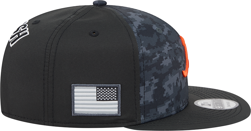 Chicago Bears New Era 2026 Salute To Service 9FIFTY 'B' Logo Adjustable Snapback Hat - Black (Copy) product image 6,